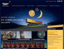 Tablet Screenshot of himmelsscheibe-erleben.de
